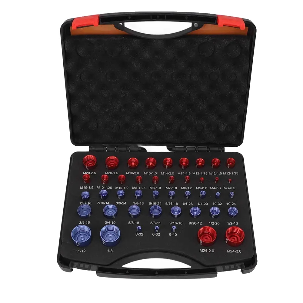 Fadenprüfer-set, Hochwertiges Material, Einfache Größenidentifikation, 44 Stück Box Set