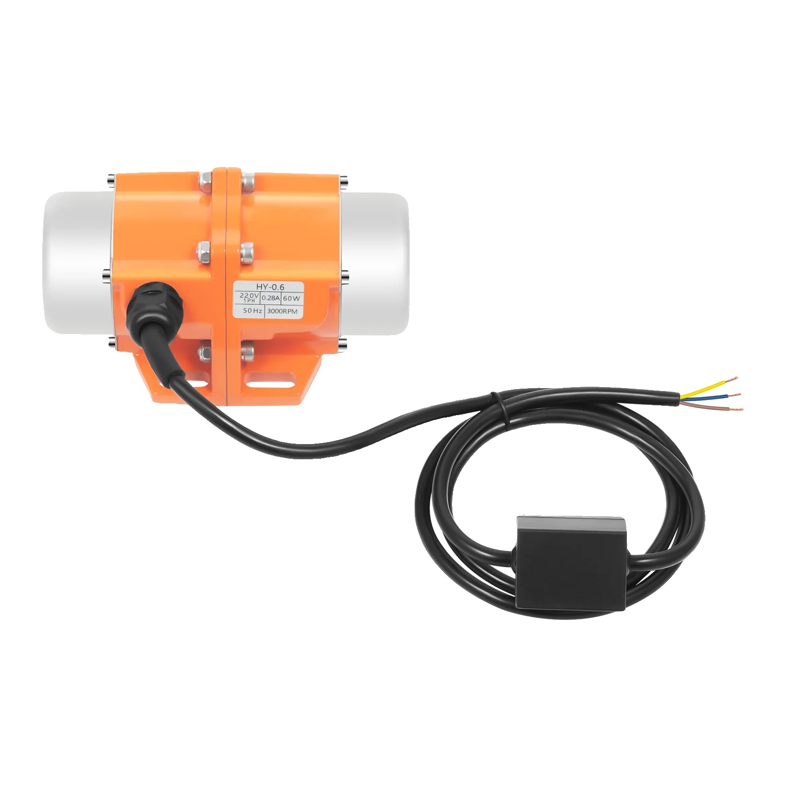 Vibrationsmotor, 60w Leistung, 3000 U/min Geschwindigkeit, Ip65 Wasserdicht, Orange