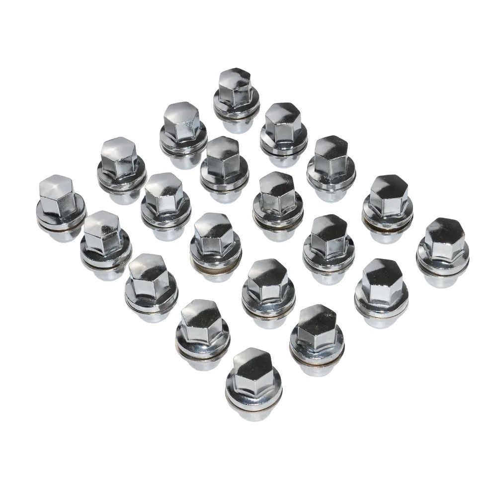 Aluminiumradmutter, 22 Mm Kopf, 22,5 Mm Schaft, M14 X 1,5 Gewindegröße, Kompatibel Mit Land Rover Discovery 3-5, Range Rover Sport