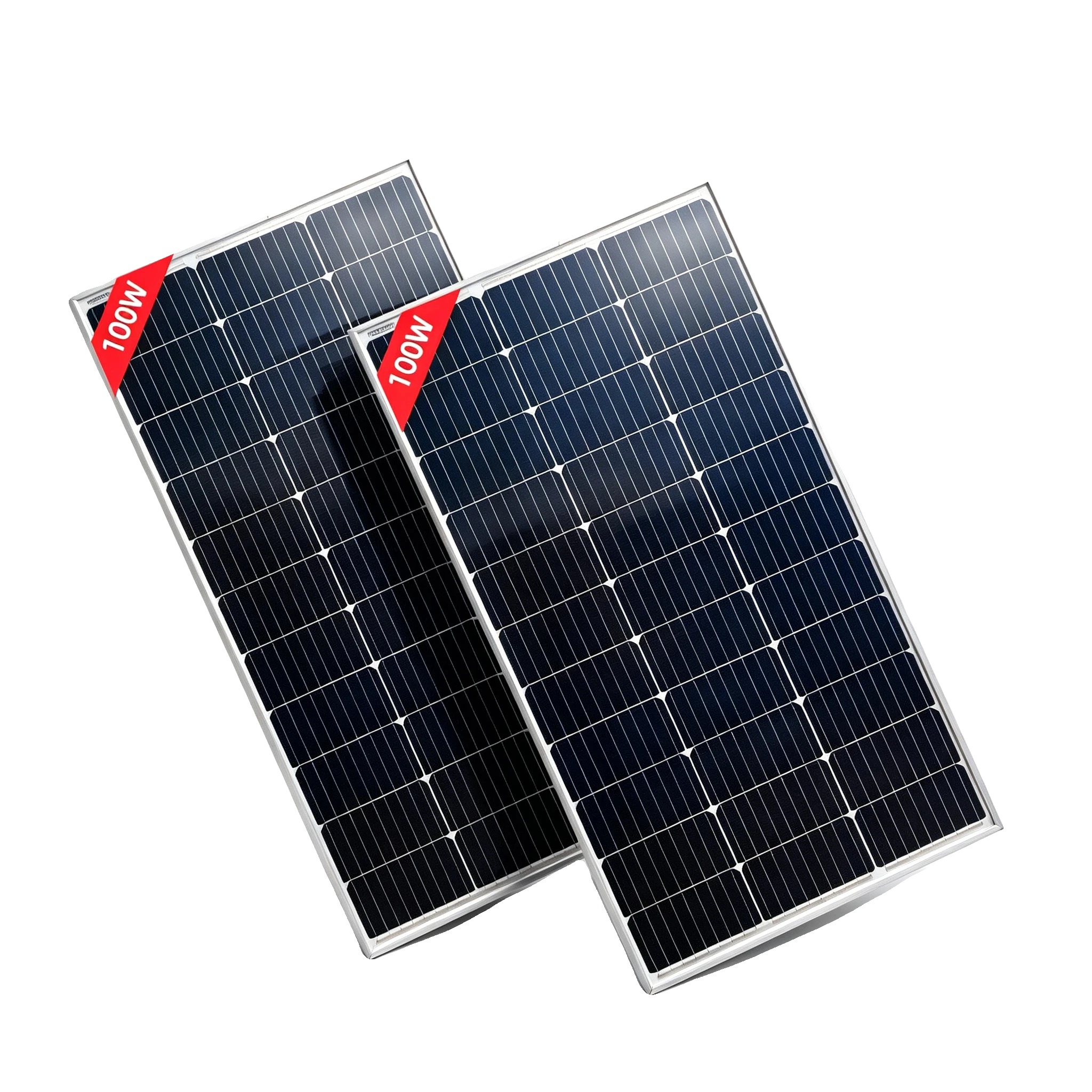 Solarpanel, 100w Leistung, Langlebige Konstruktion, 2stk 100w Panel