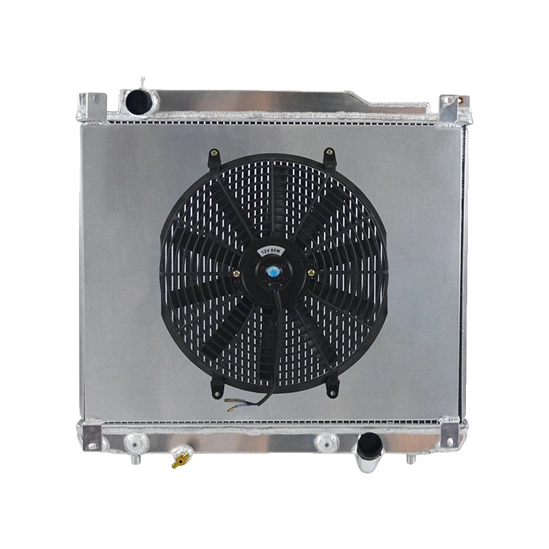 Heizkörper, Aluminiumkonstruktion, Kernmaß 475mm × 600mm × 26mm, Gesamtmaß 625mm × 620mm × 100mm, Eingangsdurchmesser 35mm, Ausgangsdurchmesser 35mm