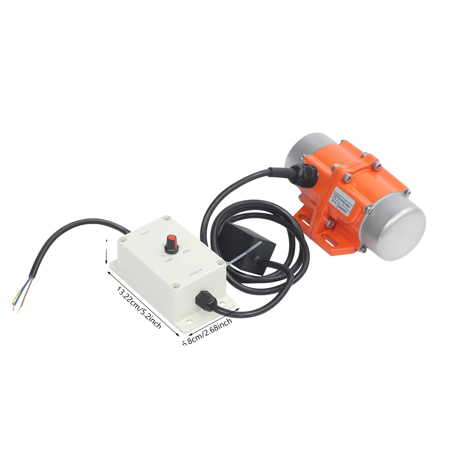 Elektrischer Vibrationsmotor, Bürstenloses Design, Hohe Effizienz, Rot, Eu-stecker, 1 Stück