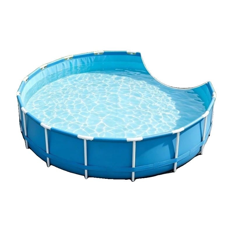Poolliner-pad, Ø458 Cm, Polyester-geotextil, Runde Form, Ca. 2 Mm Dicke, 400 G/m² Stoffdichte