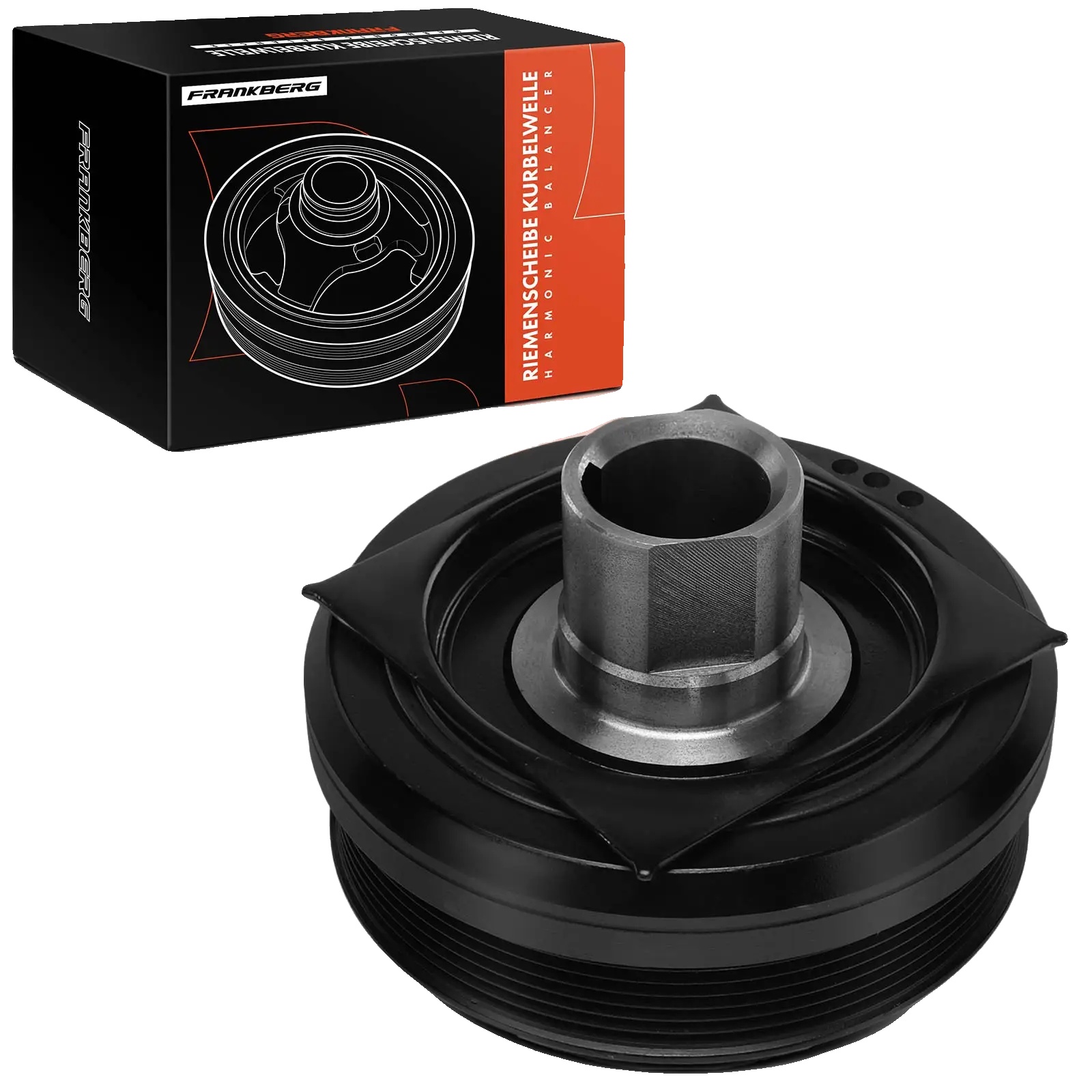 Kurbelwellenriemen, Durchmesser 160 Mm, Breite 91,5 Mm, Kompatibel Mit Nissan Patrol Und Terrano Ii, 7 Rillen, Oem 123032w205
