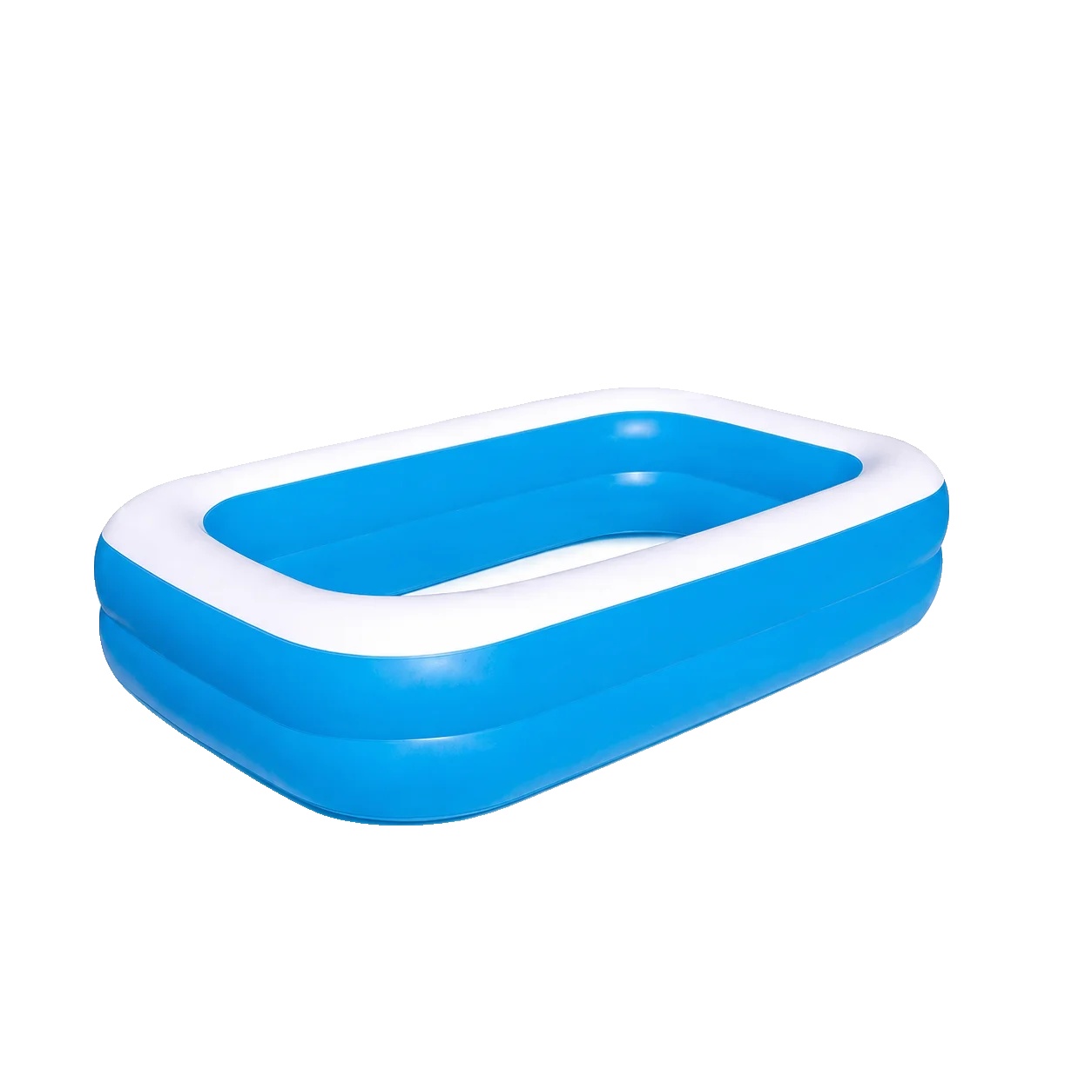 Aufblasbares Schwimmbecken, Langlebiges Material, Leicht Aufzublasen, Blau