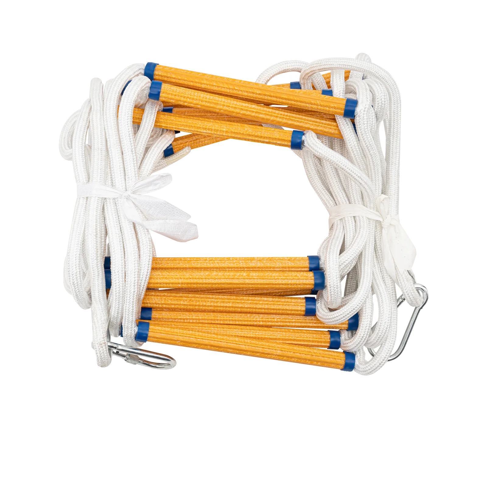 Seilleiter, Tragfähigkeit 200kg, Länge 12m, Jede Leitersprossenlänge 28,4cm, Seildurchmesser 1,8cm, Bruttogewicht 3,4kg