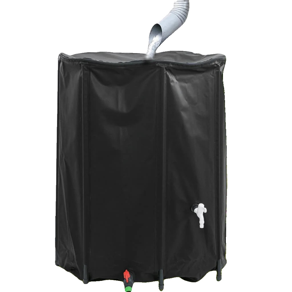 Wassertank, 750l Kapazität, Langlebiges Und Zusammenklappbares Design, Armeegrün