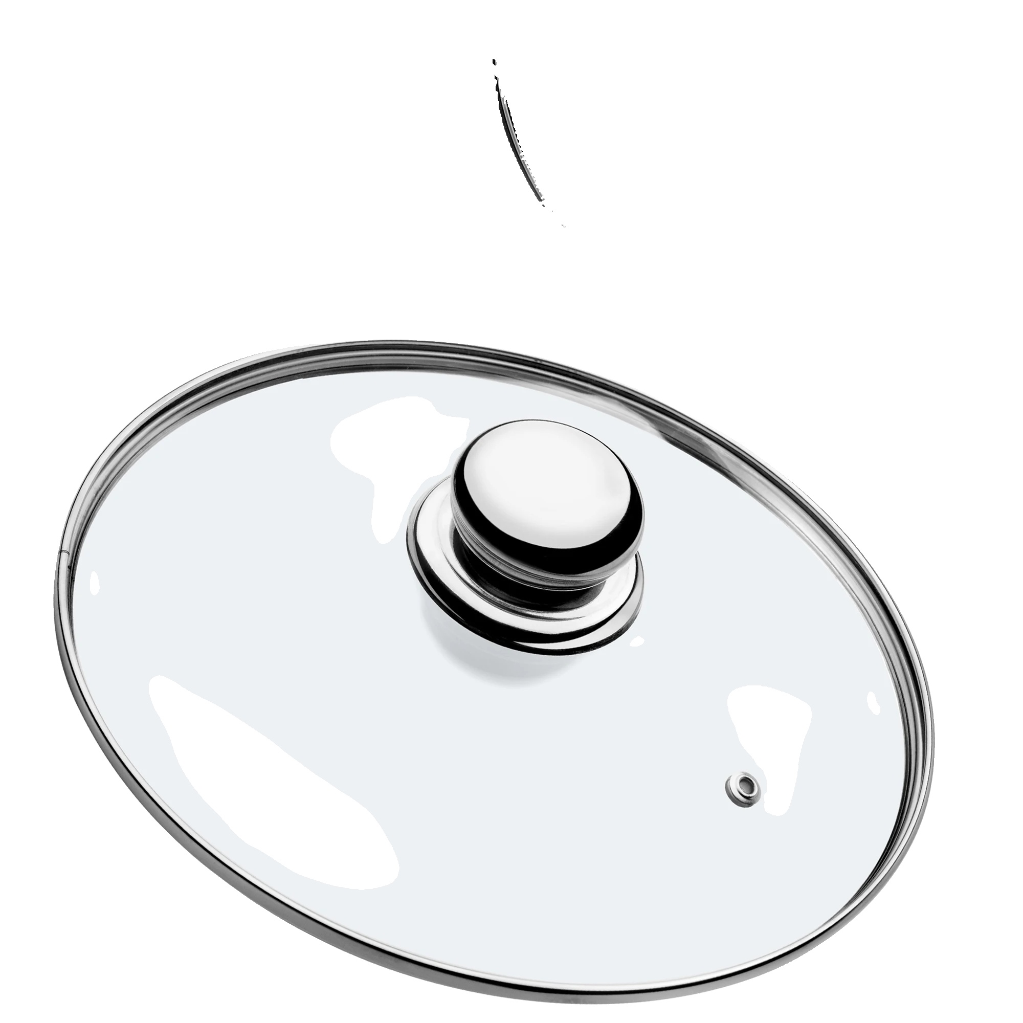 Glasdeckel, 20 Cm Durchmesser, Hitzebeständig, Geeignet Für Töpfe Und Pfannen, Ergonomischer Stahlgriff, Ce / Eu-zertifiziert