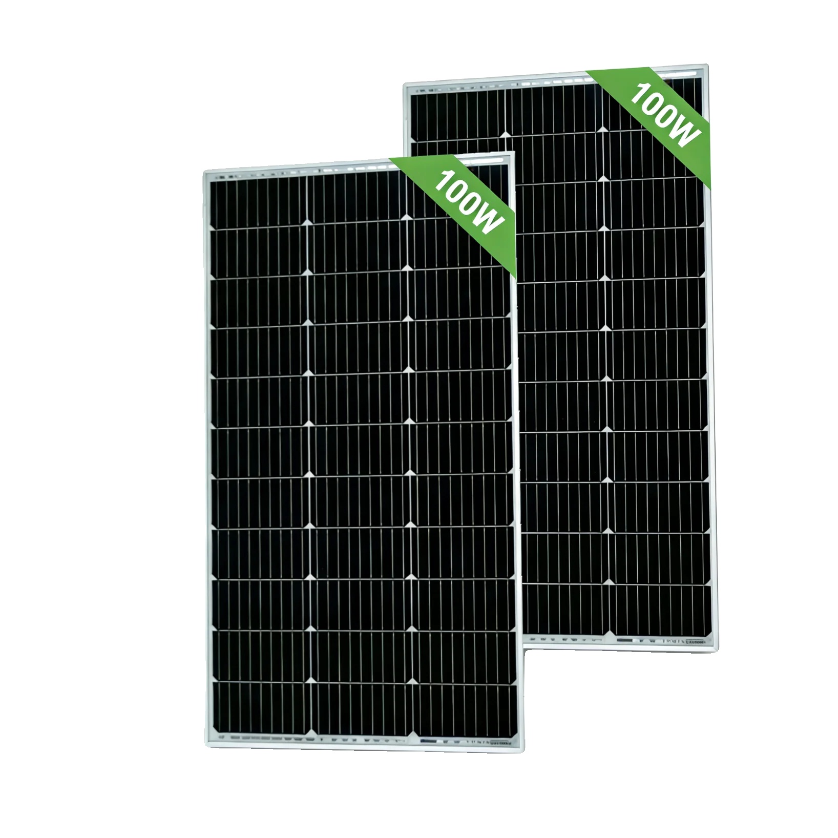 Solarpanel, Wasserdicht, Hohe Effizienz, 2stk 100w Panel