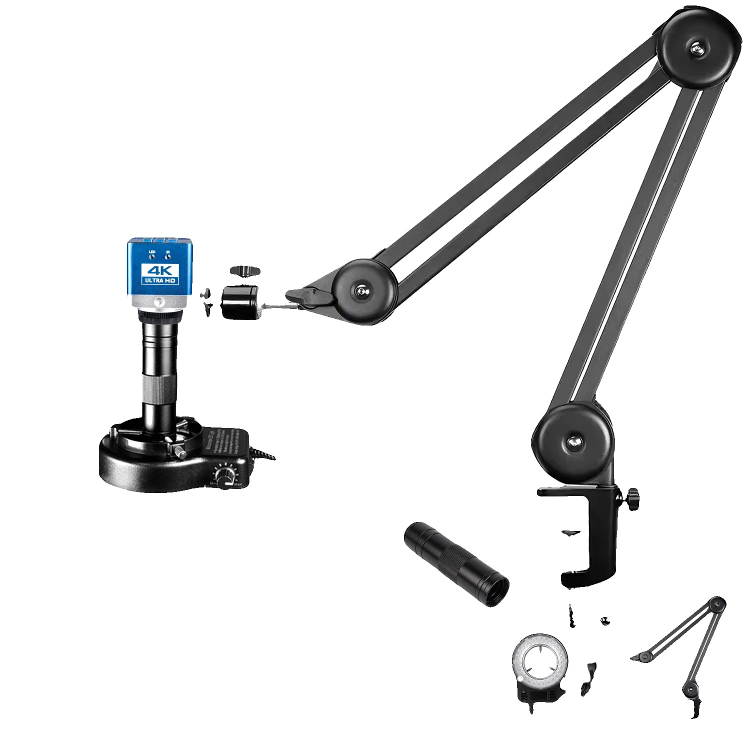 Digitalmikroskop, 150-fache Vergrößerung, Hochauflösende Bildgebung, Sony Imx415 60mp-a, 150x Plus 2x Obj-a