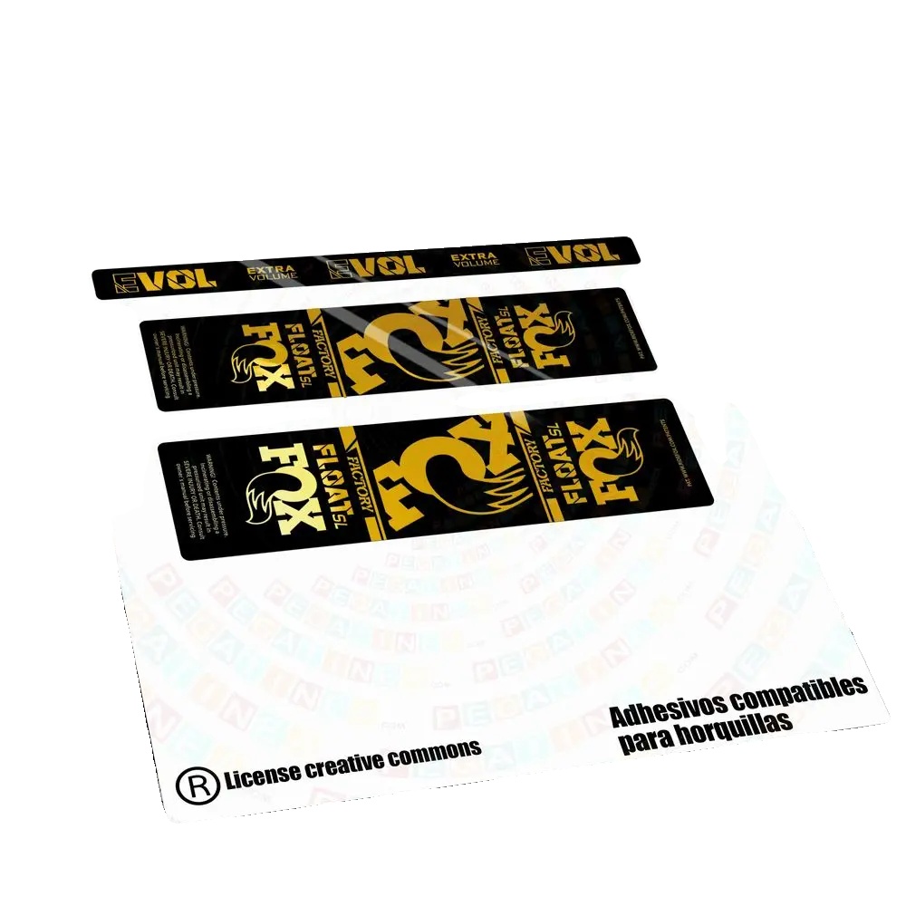 Stoßdämpfer-aufkleber, Vinylmaterial, Anpassbare Farben, Goldchrom