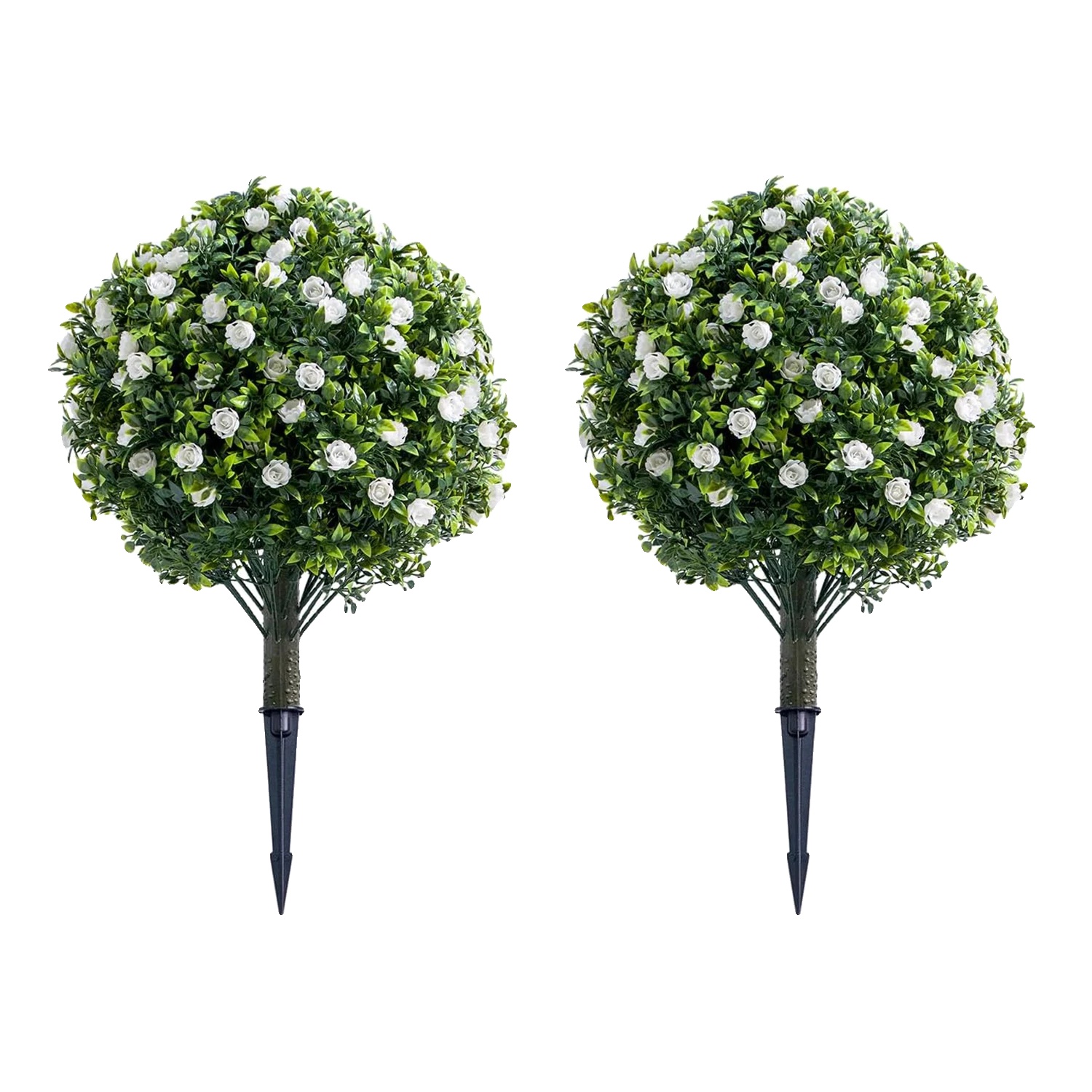 Künstliche Topiary-blumen, Lebensechtes Design, Langlebige Konstruktion, Weiß