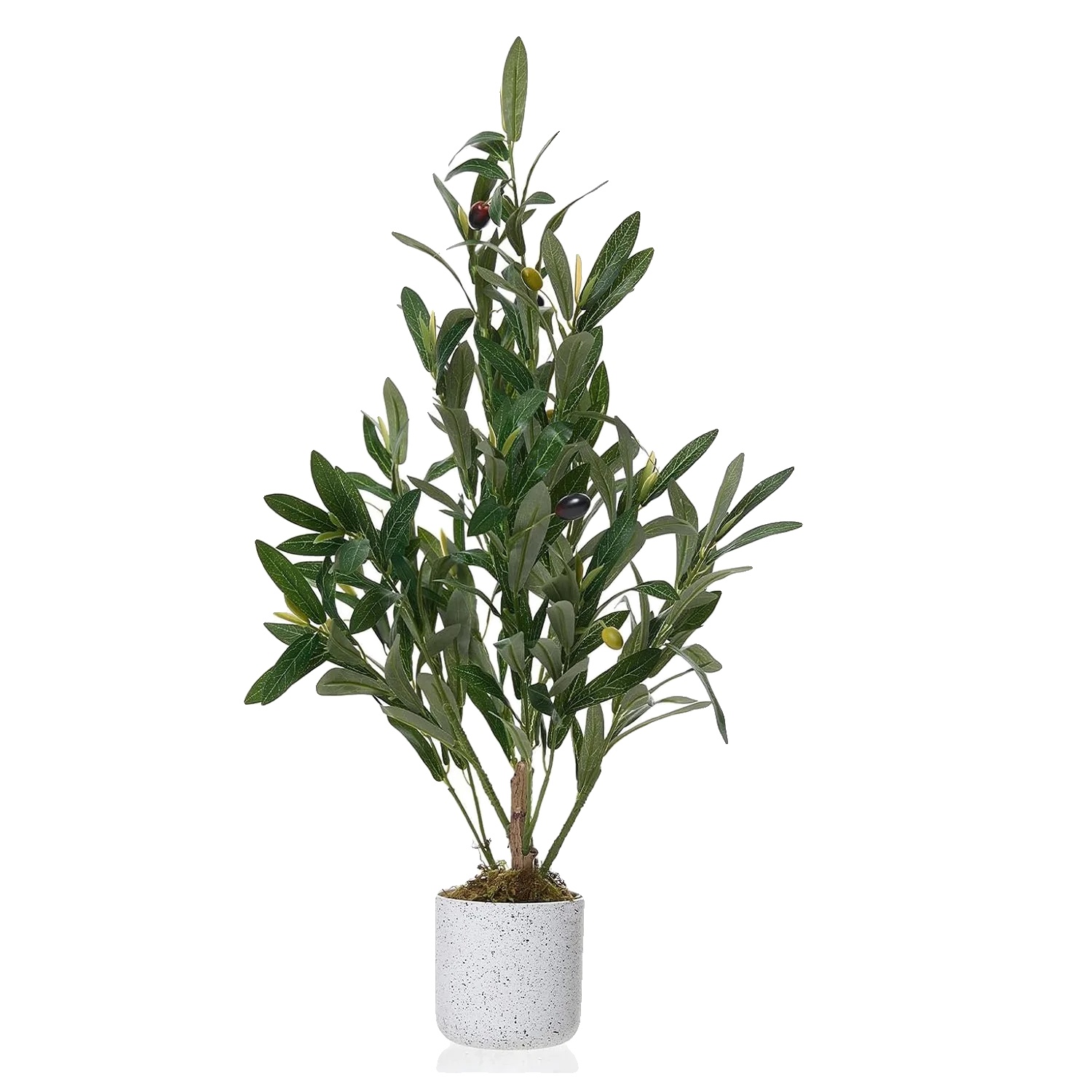 Künstlicher Olivenbaum, Lebensechte Erscheinung, Pflegeleicht, 60cm