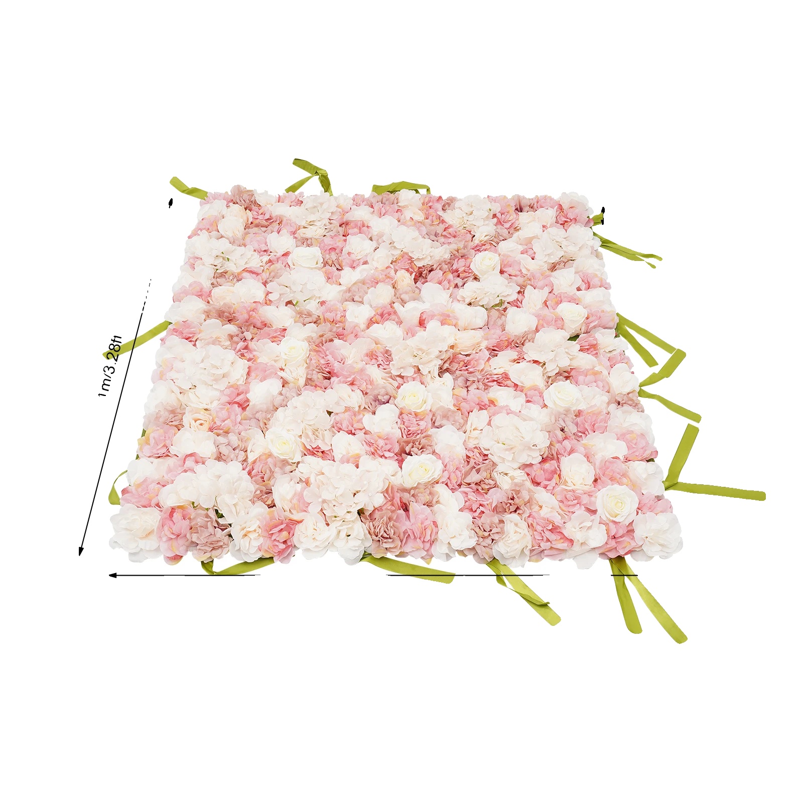 Floral Wandpaneel, Seidenstoff, Anpassbares Design, Multi