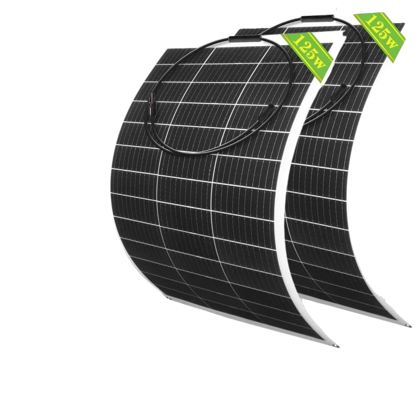 Flexibles Solarpanel, Leichtes Design, Hohe Umwandlungseffizienz, 2pcs 125w