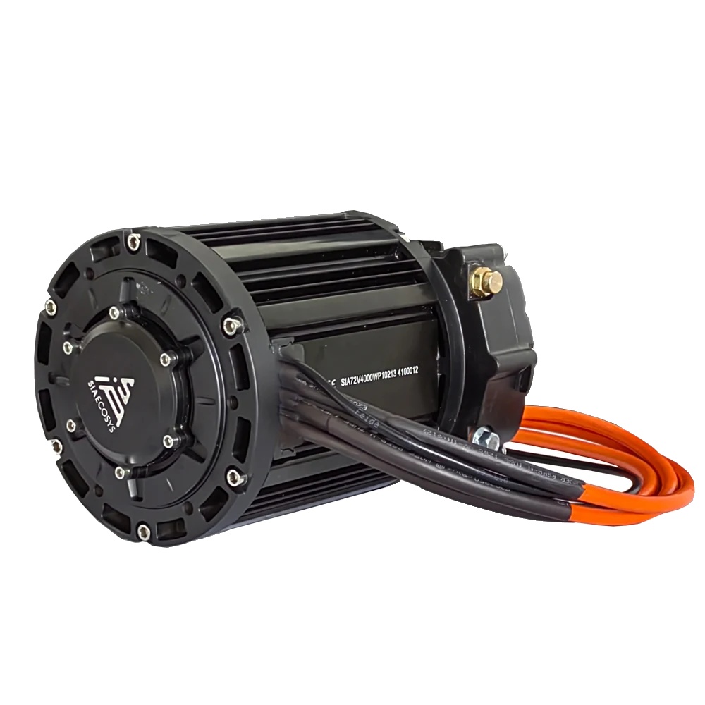 Mittelmotor, Nennleistung 4000w, Übersetzungsverhältnis 1:2,35, Maximaler Wirkungsgrad 93%, Wasserdichtigkeitsgrad Ip66, Gewicht 16 Kg