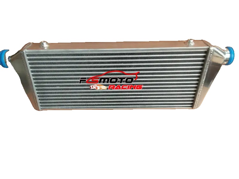 Turbo-ladeluftkühler, Aluminium-material, 550mm X 230mm X 50mm Abmessungen, 2,25 Zoll Einlassgröße, 2,25 Zoll Auslassgröße, Rohr- Und Lamellendesign