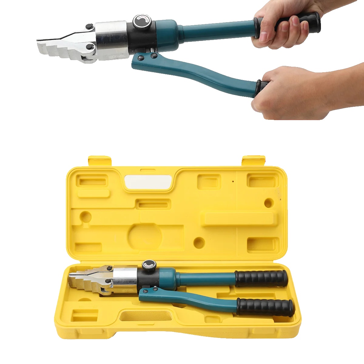 Hydraulischer Flanschspreizer, Legierter Stahl, 8 Tonnen Tragfähigkeit, Kompaktes Design, Manuelle Bedienung, Ergonomischer Griff