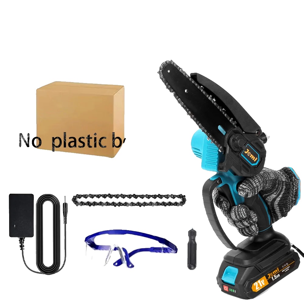 Kettensäge, Leichtes Design, Effizienter Batteriebetrieb, 1batt 1chain(karton), Eu