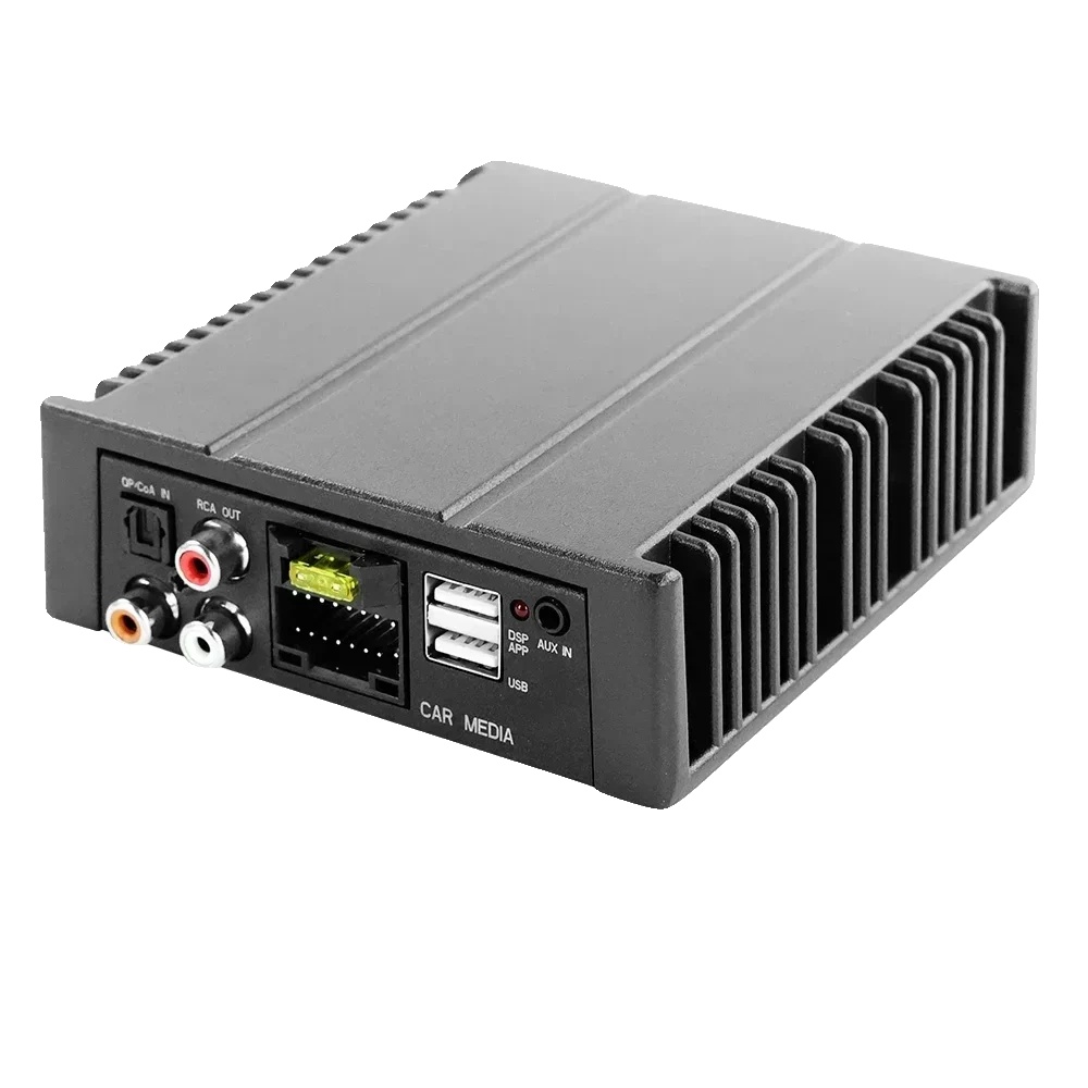 Auto Dsp-verstärker, 4 Kanäle Mit 80w, Abmessungen 138mm X 115mm X 38mm, Spannungsbereich 9-16v, Maximaler Strom 25a, Stereo-audio-codierung