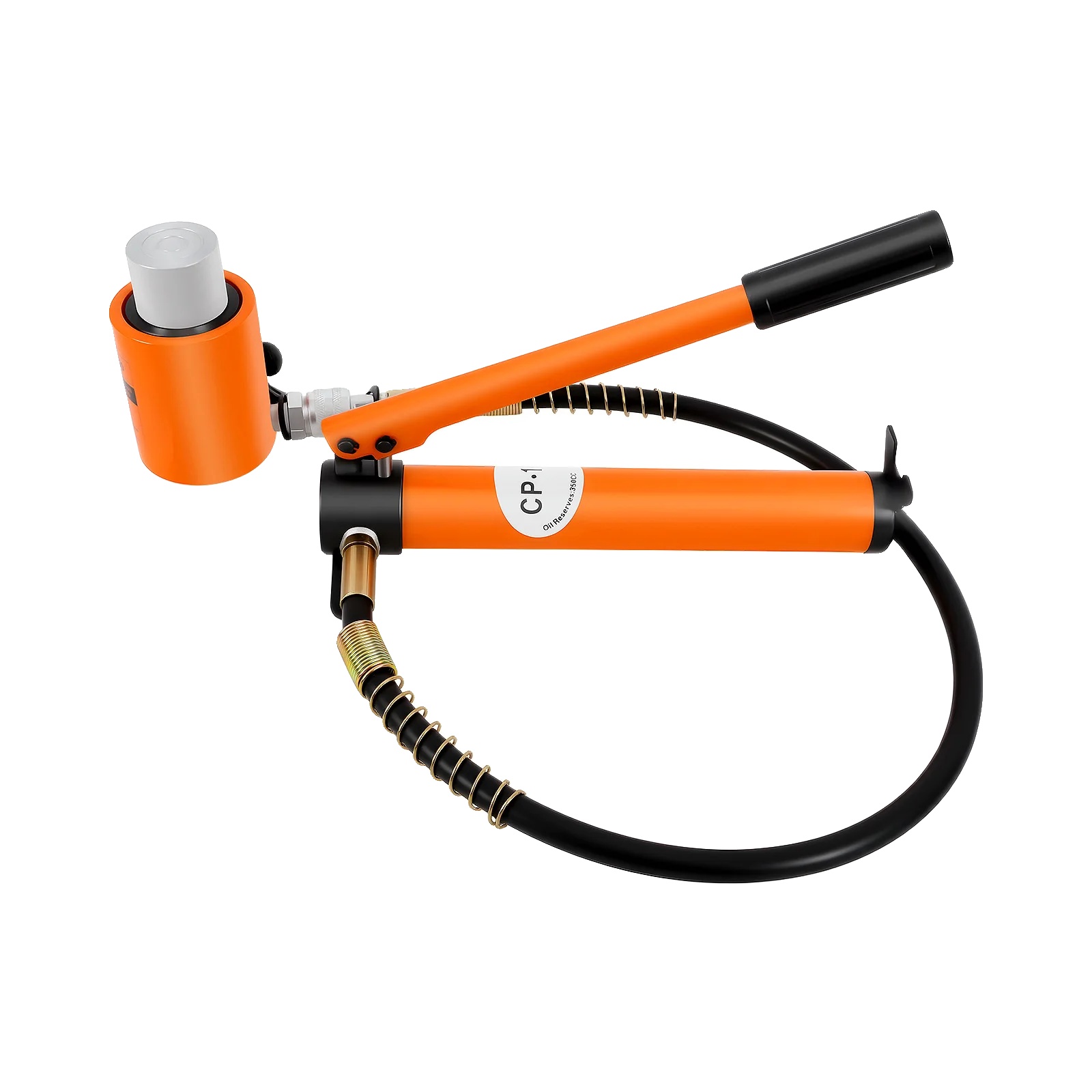 Hydraulikzylinder, 20t Tragfähigkeit, Ergonomischer Griff, Orange