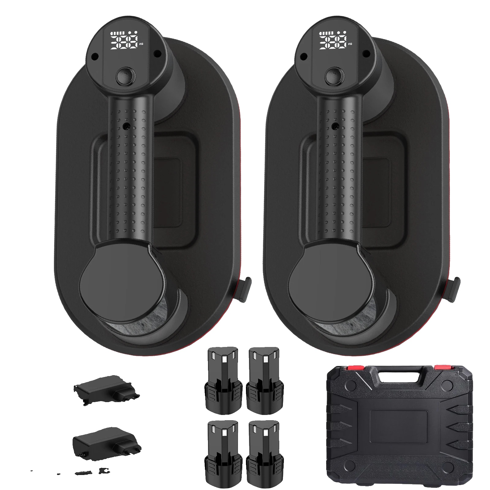 Elektrische Vakuum-saugglocke, 300 Kg Tragfähigkeit, 24-stunden-betrieb, 2pcs