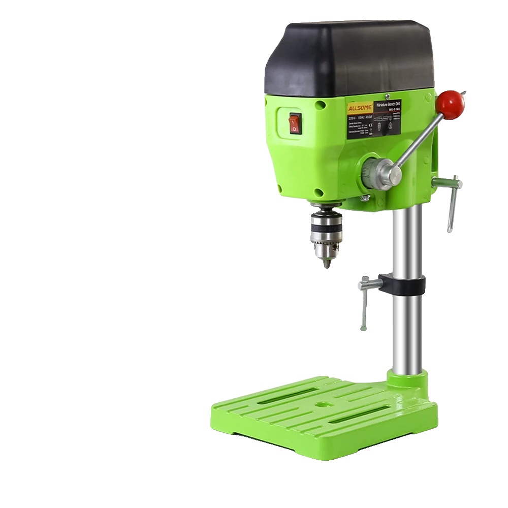 Mini-bench-bohrmaschine, 800w Leistung, Stufenlose Geschwindigkeitsregelung, Bg-5166a (480w), Eu-c