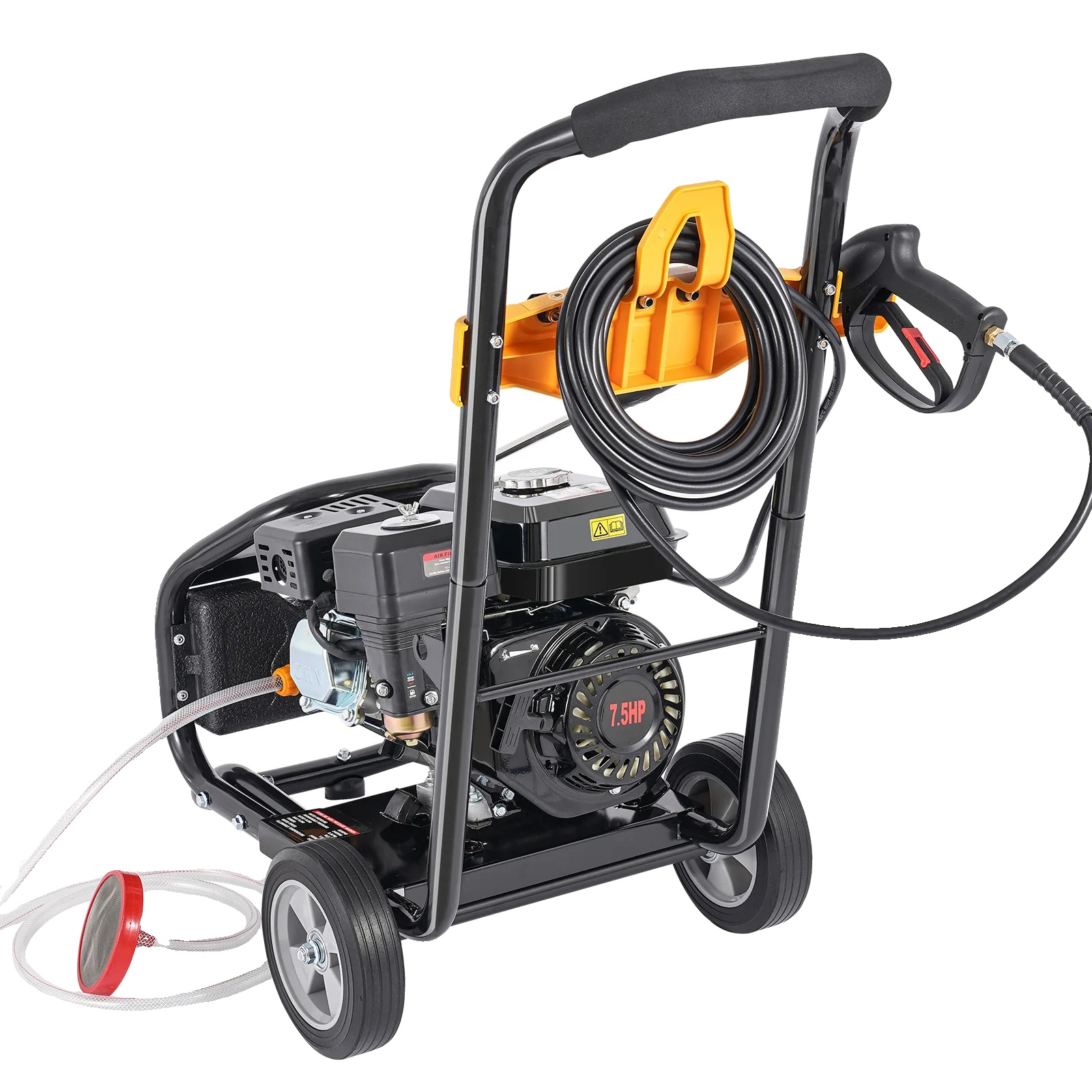Hochdruckreiniger, 2200 Psi, 5 Düseneinstellungen, Schwarz, Benzin