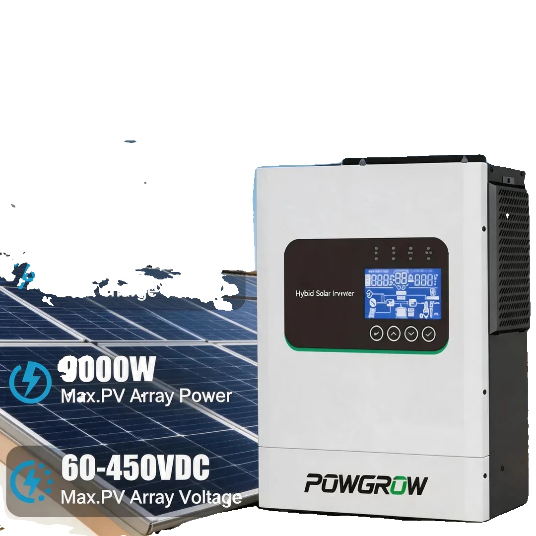 Hybrid-solarwechselrichter, 5000w, 24v, Spitzenleistung 10kva, Mppt-spannung 60-450v, Abmessungen 44,50 X 38,50 X 16,50 Cm