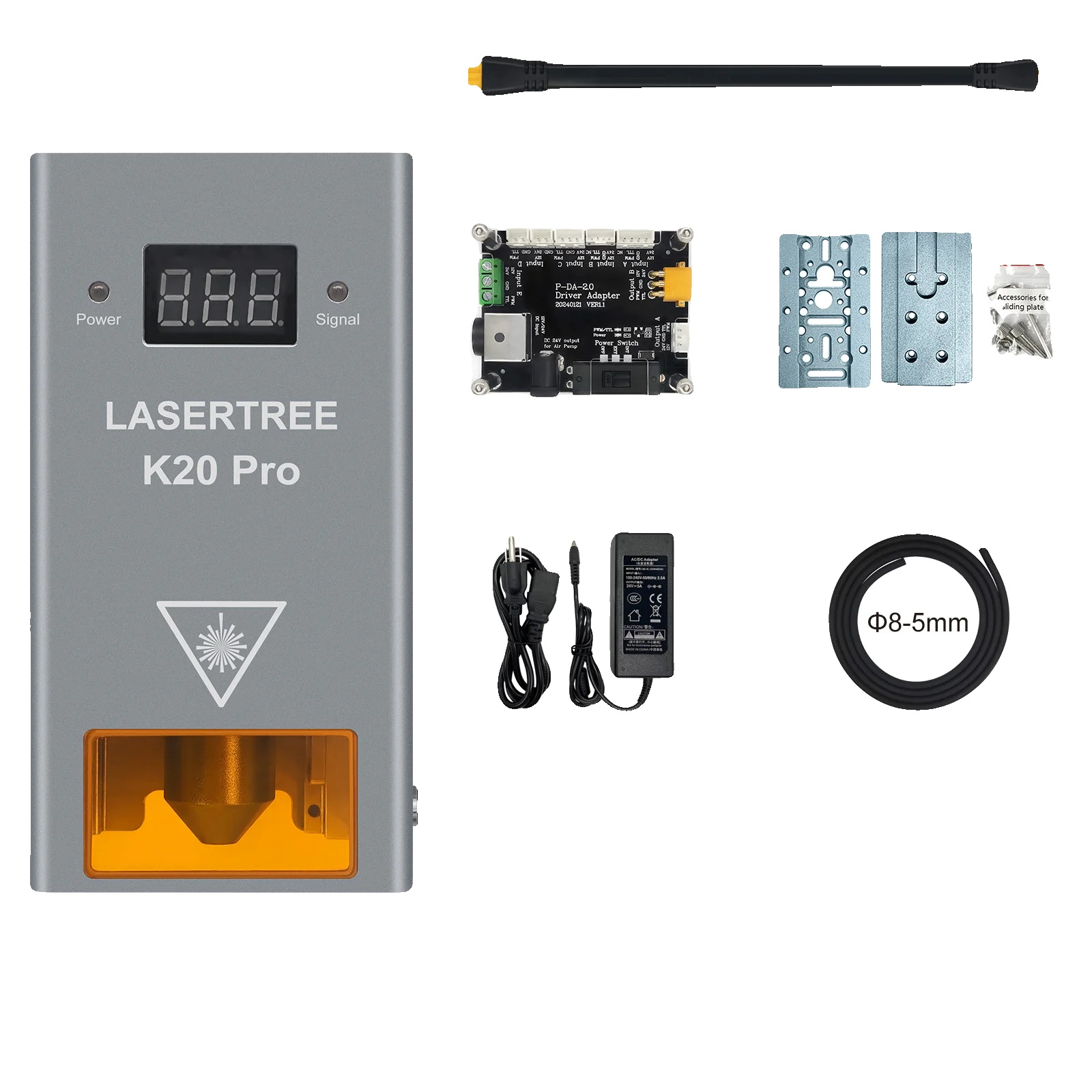 Laserkopf, 20w Optische Leistung, Integrierte Luftunterstützung, Lt-k20-pro