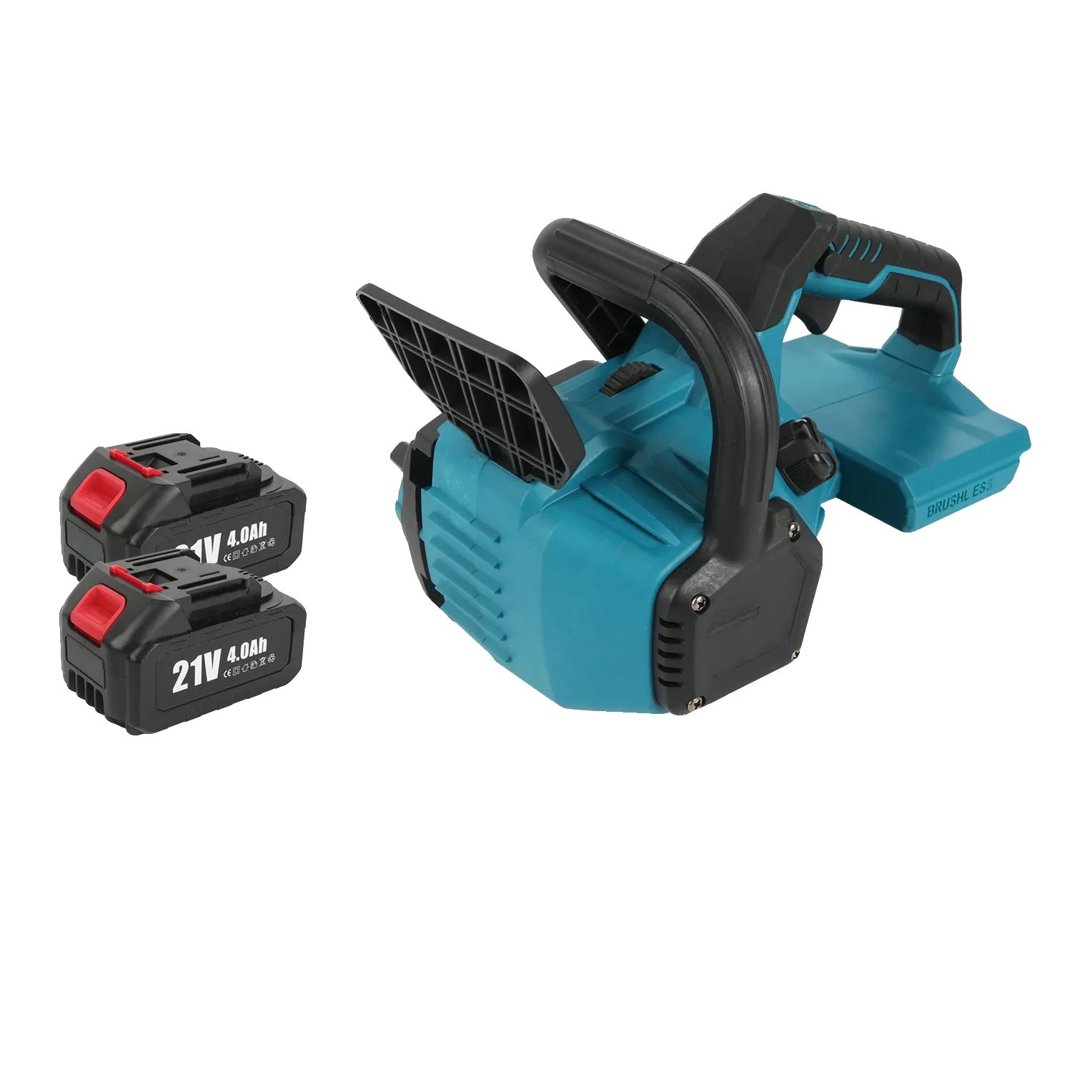 Elektrische Kettensäge, 1800w Leistung, Automatischer Öler, 2x Batterien Set, Eu