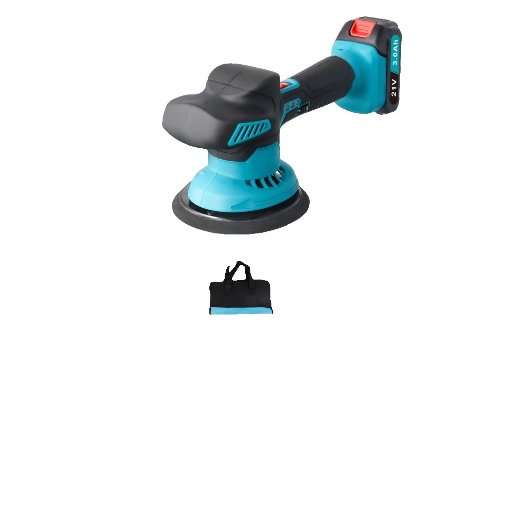 Pufferpolierer, 6 Variable Geschwindigkeiten, Kabelloses Design, 2 Batterien