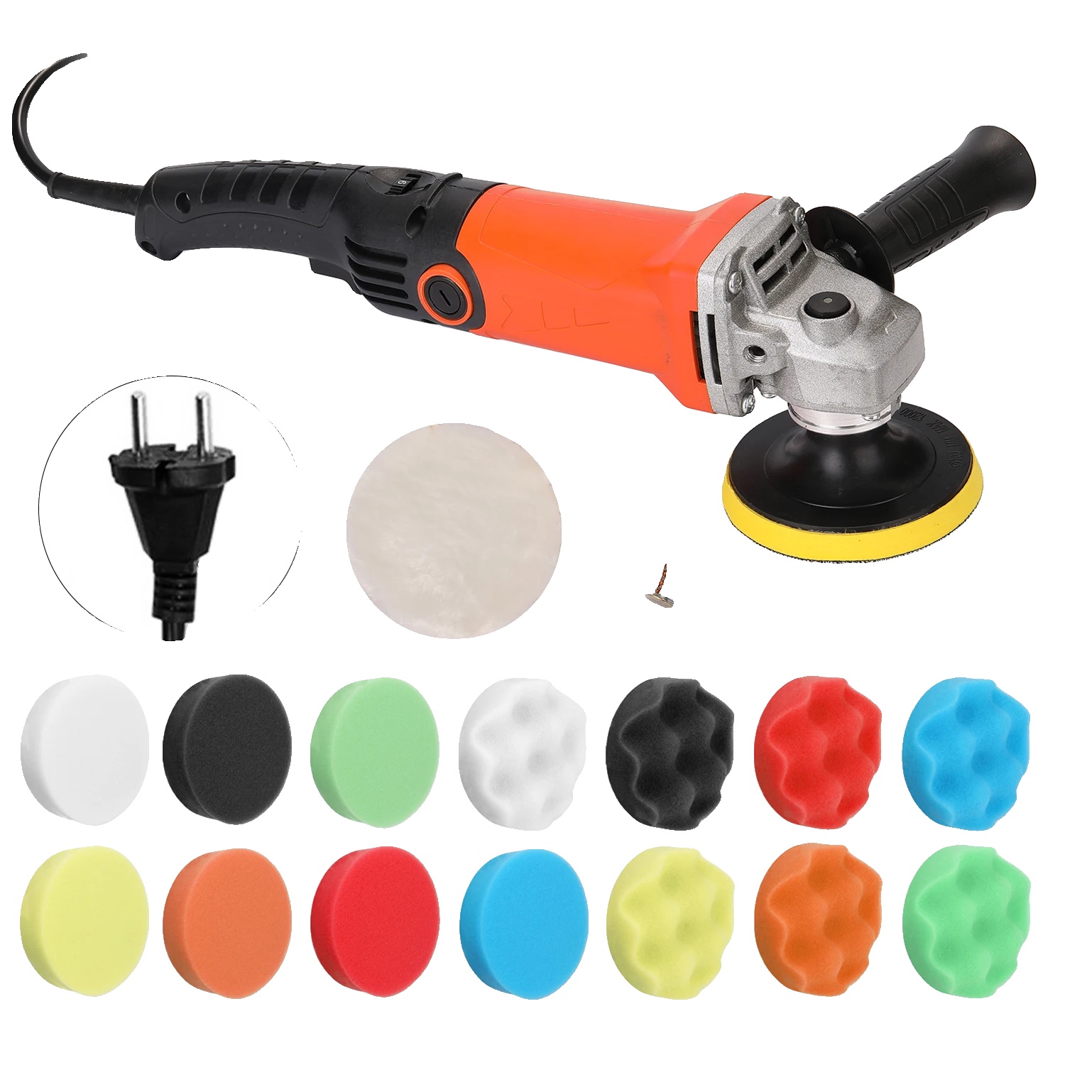 Elektrischer Polierer, 1200w Leistung, 6-geschwindigkeitsverstellbar, 1 Set, Eu