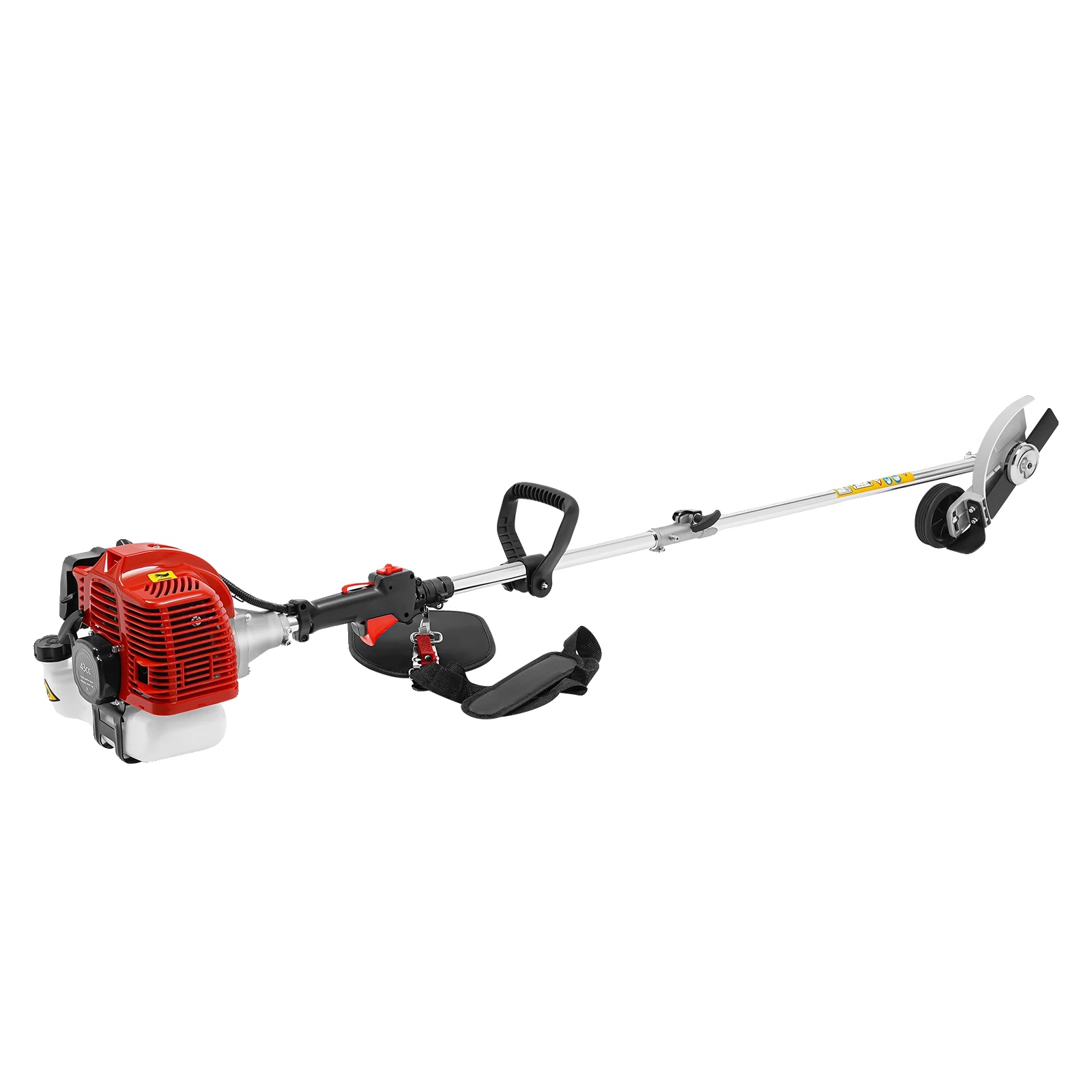 Grastrimmer, 43cc Motor, Mehrere Klingenoptionen, Rot
