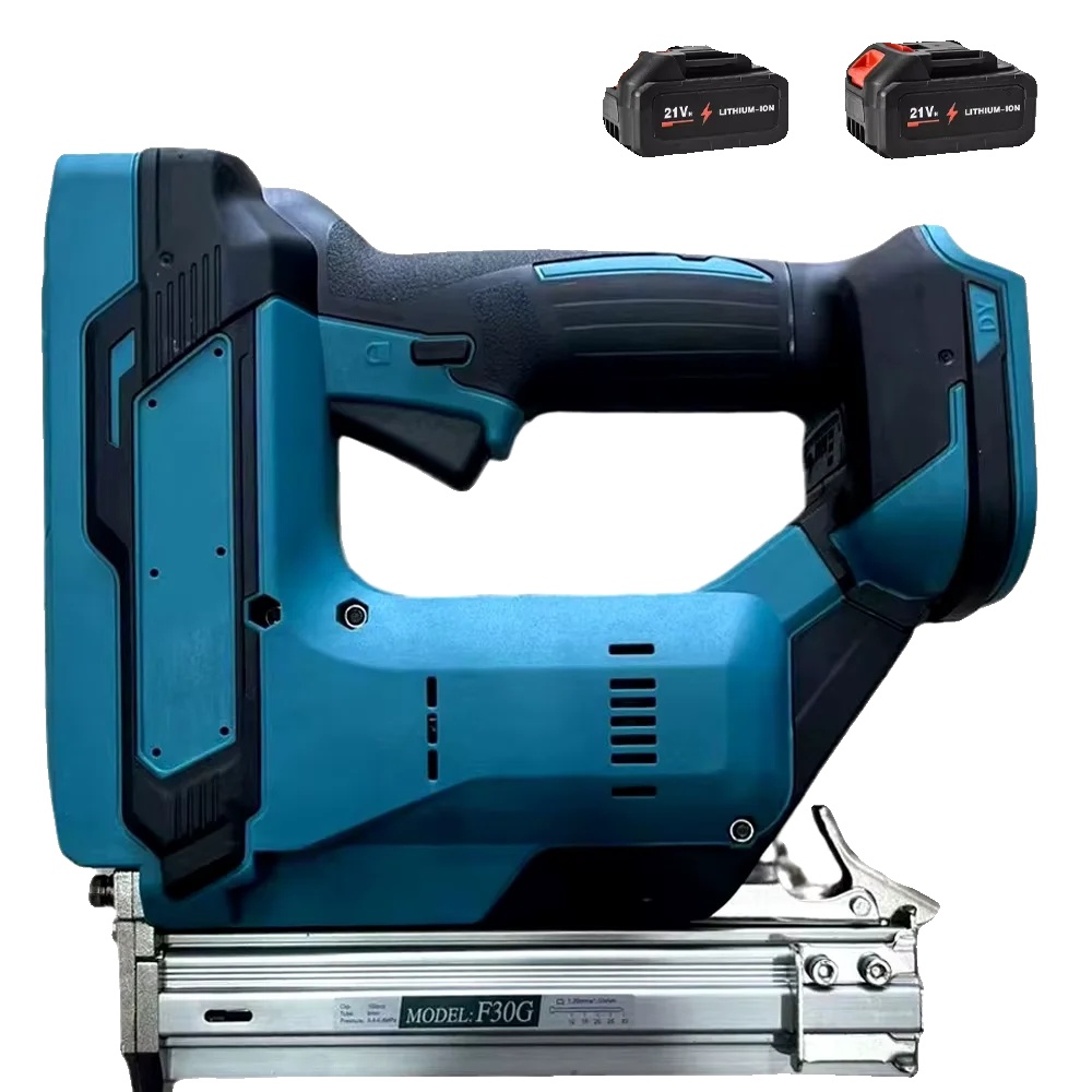 Elektrische Nagelpistole, Bürstenloser Motor, Ergonomisches Design, Mit 2×batterie
