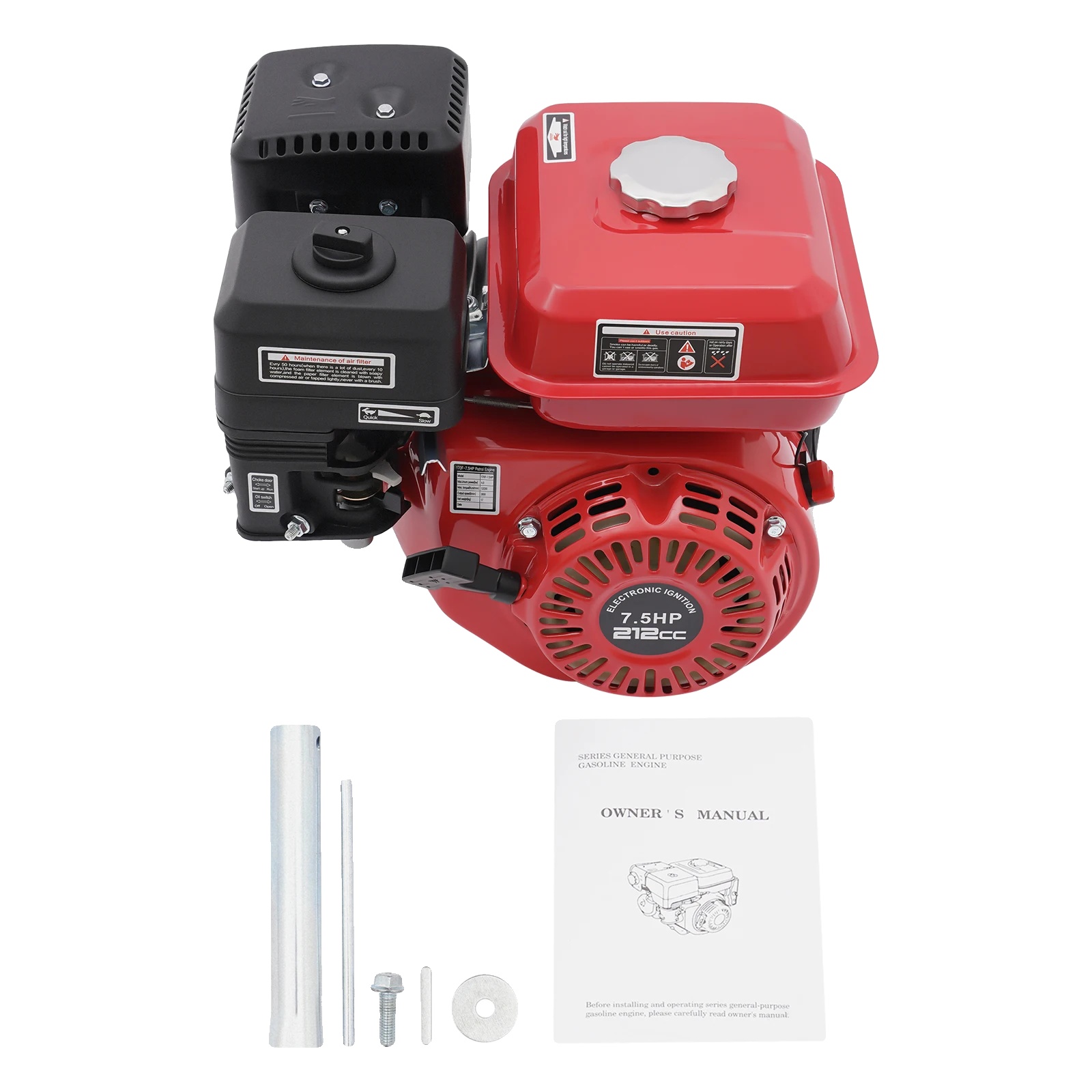 Motor, 4-takt Einzylinder, 7,5 Ps, Motor