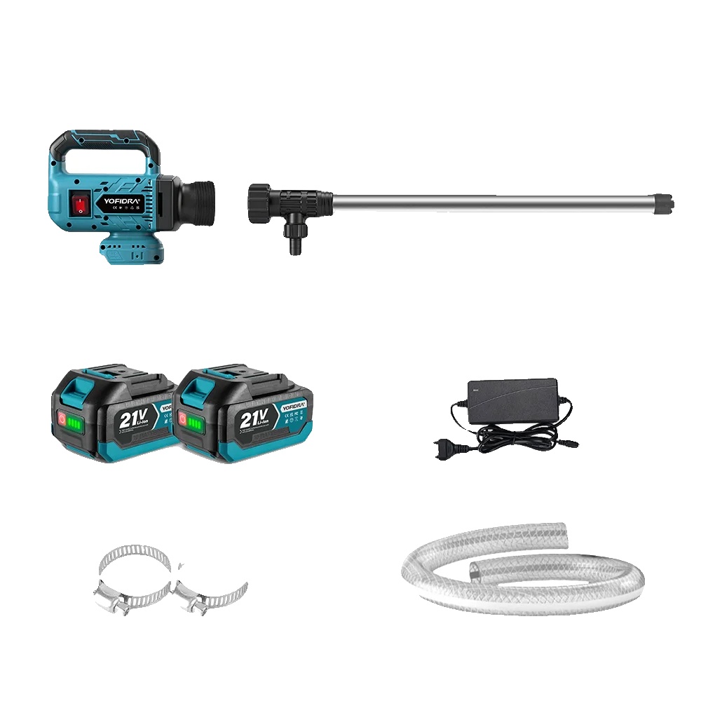 Wassertransferpumpe, Bürstenloser Motor, Hohe Durchflussrate, 2xbatterie Set, Eu