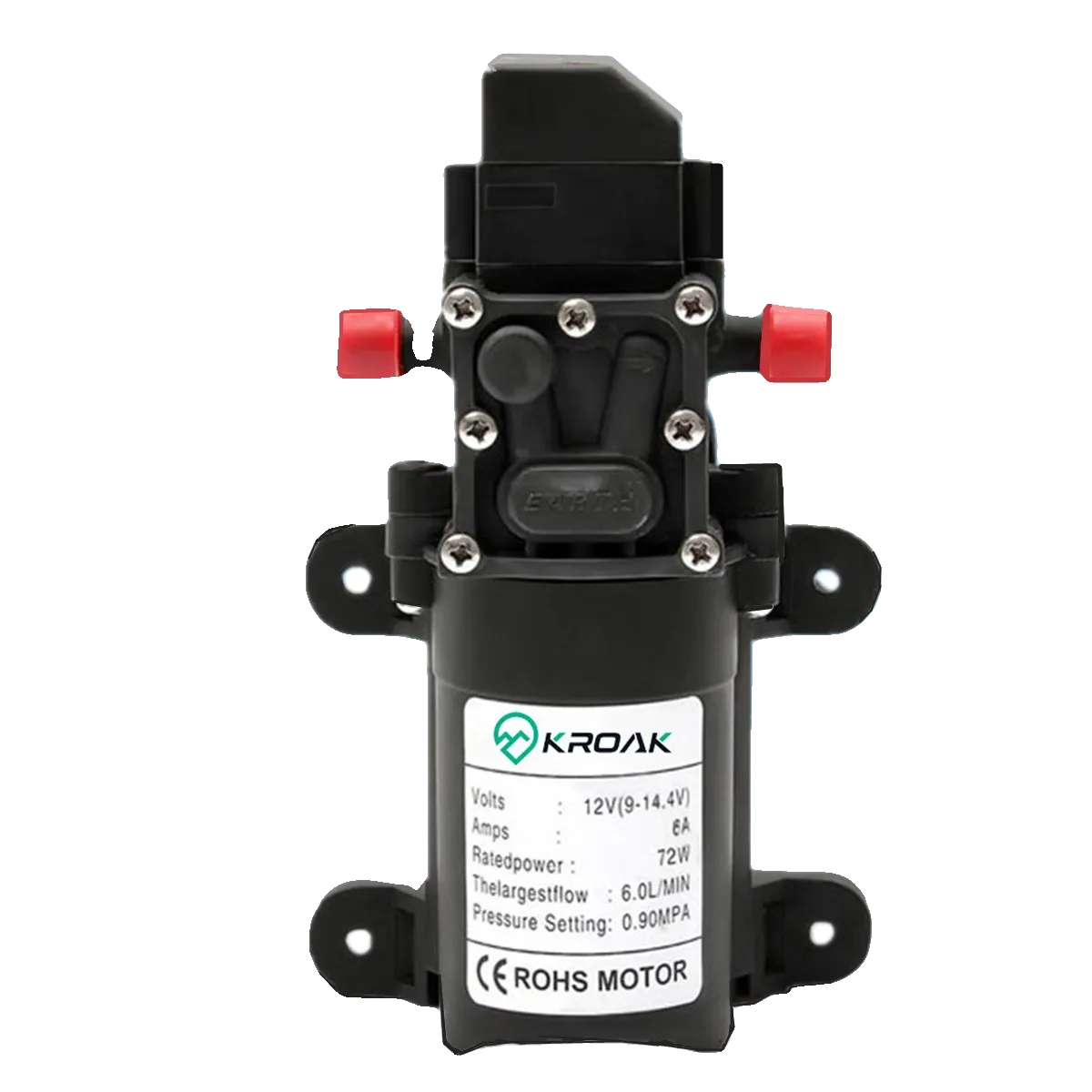 Membranpumpe, 130 Psi Druck, 6l/min Durchflussrate, Gerade