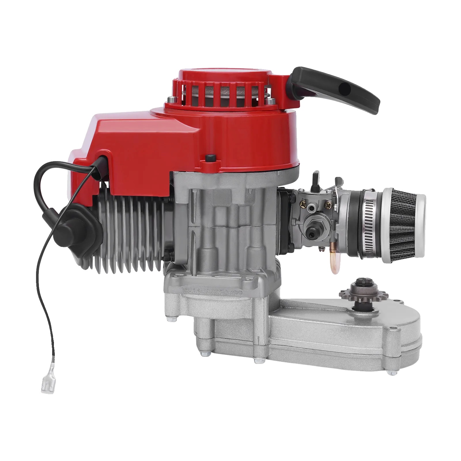 Motor, 49cc Zweitakt, Einzylinder-design, Rot
