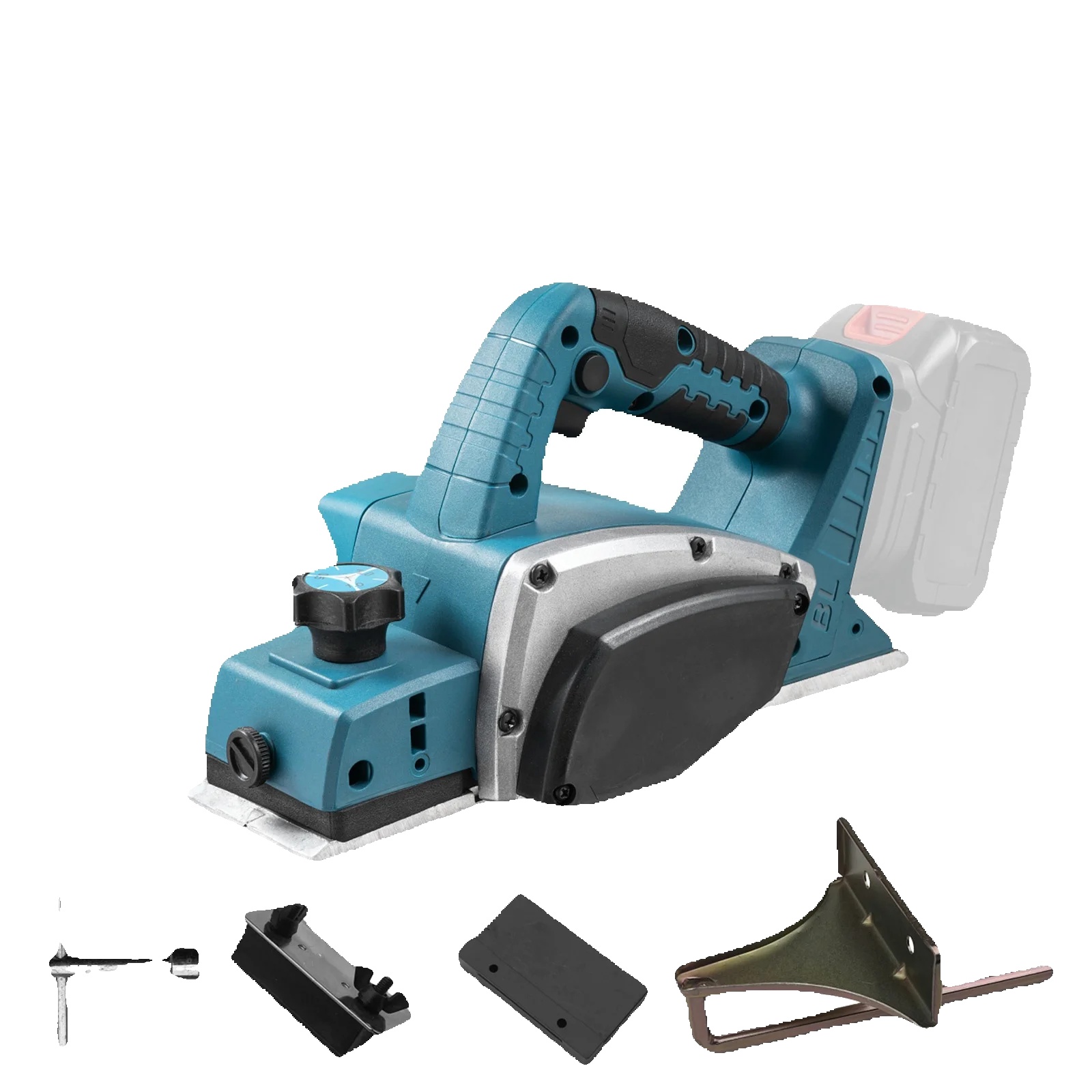 Elektrischer Hobel, Bürstenloser Motor, Einstellbare Schnitttiefe, Keine Batterie