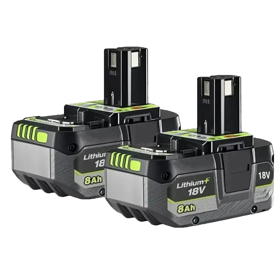 Lithium-ionen-batterie, 8000mah Kapazität, Kompatibel Mit 18v Werkzeugen, 2pcs 8.0ah Batterie