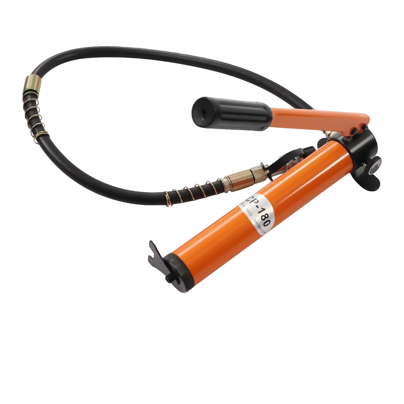 Hydraulische Handpumpe, Manuelle Bedienung, Kompakt Und Langlebig, Orange