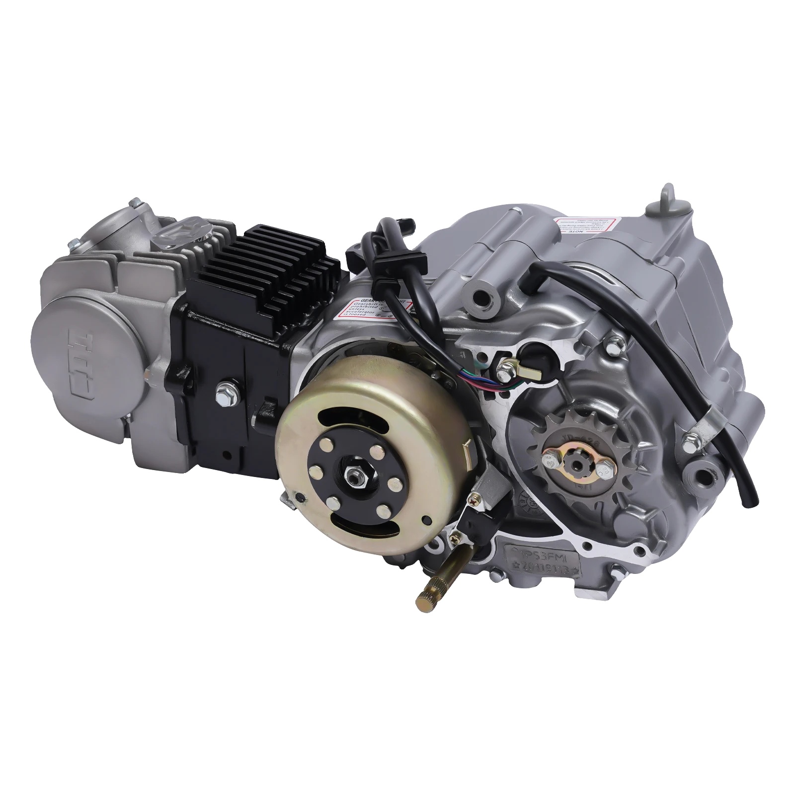 Motor, 125cc, 4-takt, Silber