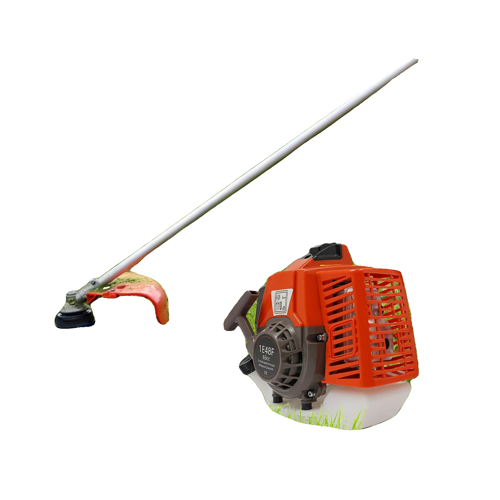 Benzinmotor, 63cc, 2,2kw, 8500u/min, 1l Tank, Handstart