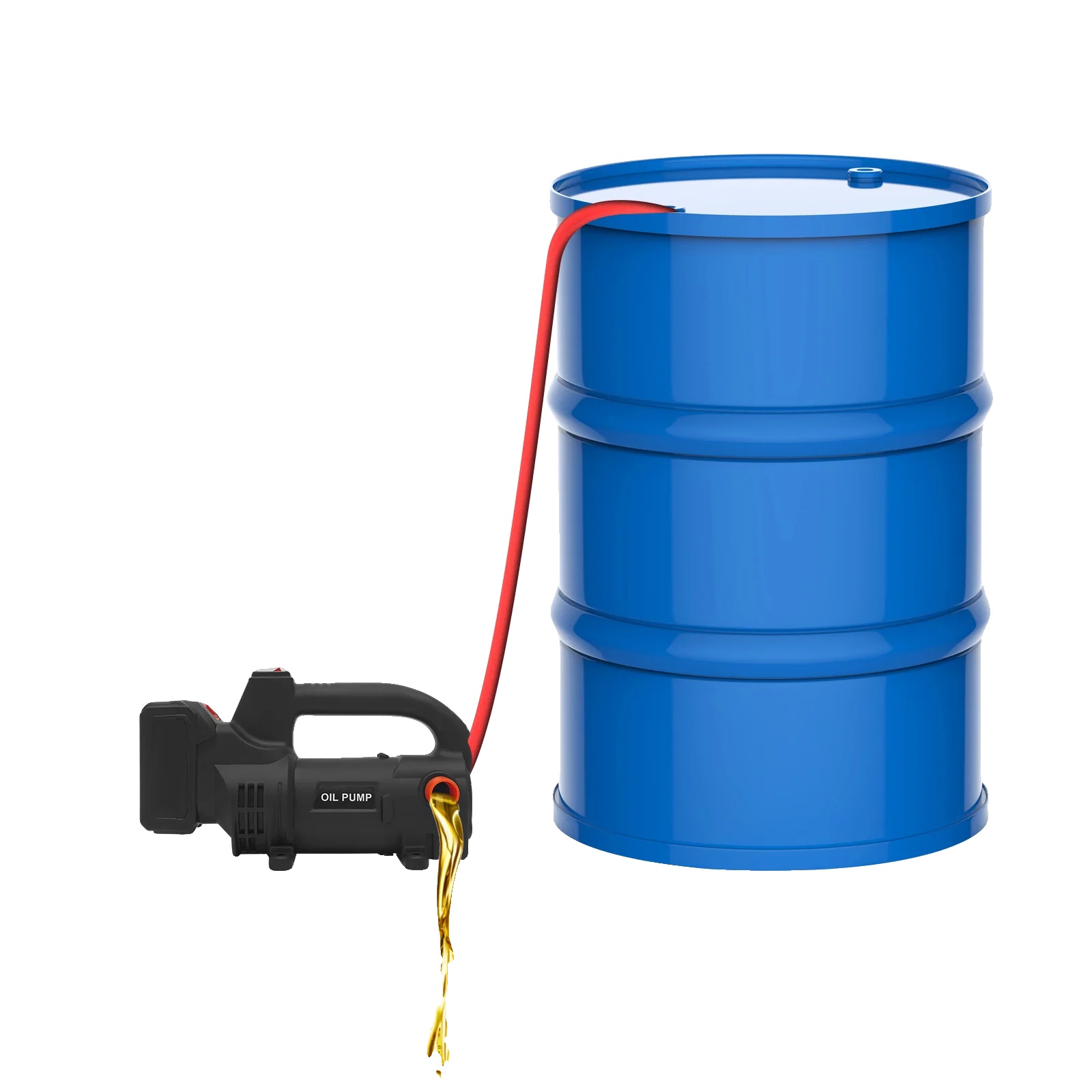 Elektrische Ölpumpe, 200w Leistung, 5000u/min Geschwindigkeit, 40l/min Durchflussrate, Förderhöhe 10m, 4000mah Batterie