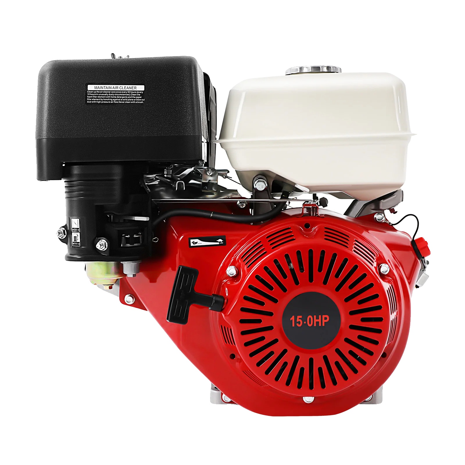 Benzinmotor, 9700w Nennleistung, 420cc Hubraum, 1,72 Gallonen Kraftstoffkapazität, Luftkühlung, 3000-3600 U/min