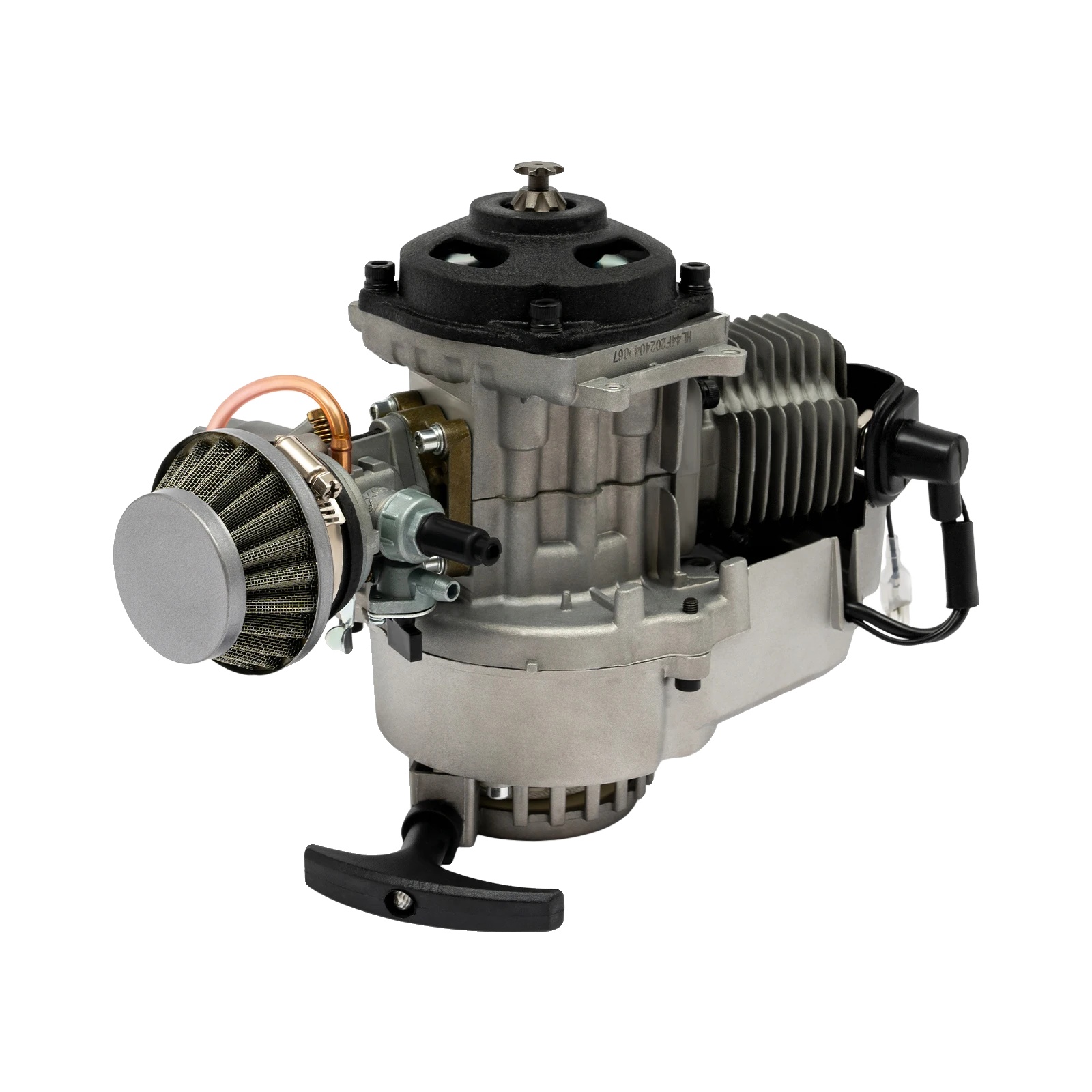 Motorradmotor, 49cc, Elektronische Zündung, Schwarz