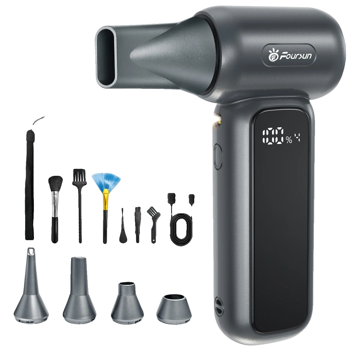 Luftdruckreiniger, Hochgeschwindigkeitsleistung, Einstellbarer Luftstrom, Tf100