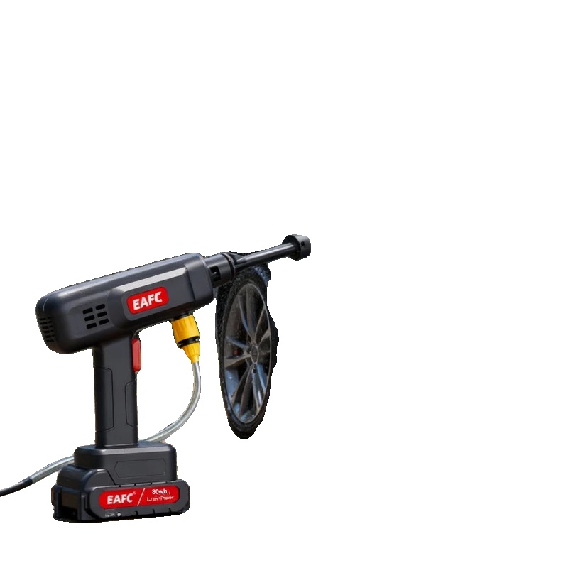 Elektrischer Hochdruckreiniger, 60 Bar Maximaldruck, Kabelloses Design, Batteriebetrieben