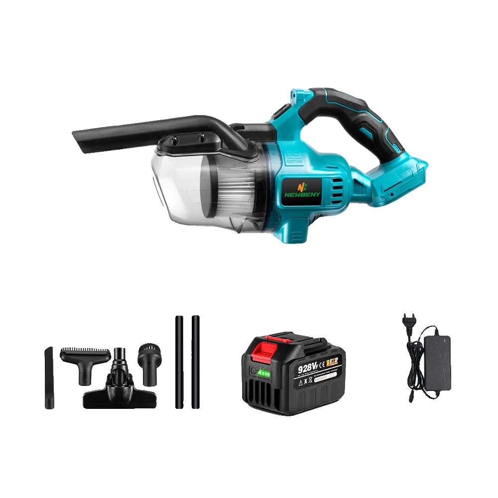 Staubsauger, Kabelloses Design, Hohe Saugkraft, 1xbatterie Set